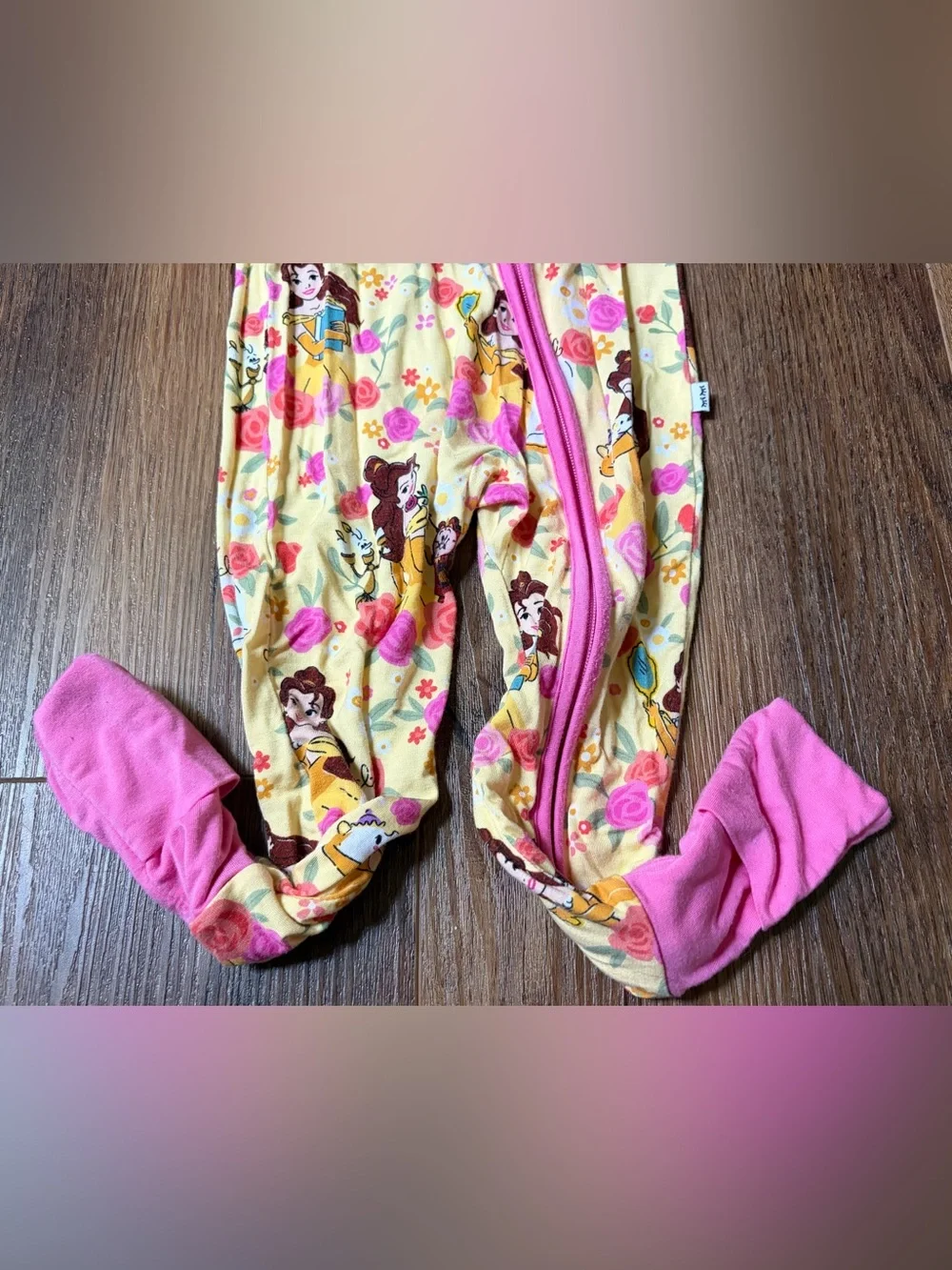 Little Sleepies Belle Disney Princess Floral Sleeper